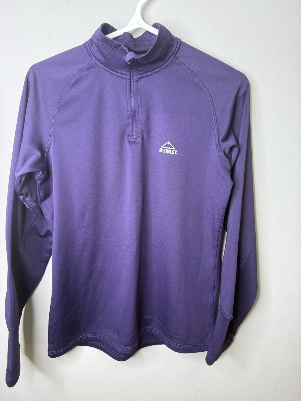 Mckinley Women’s Purple Long-Sleeve Quarter Zip Pullover Medium